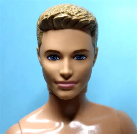 Barbie Ken Doll Nude Blonde Hair Blue Eyes Buff Body Euc 899 Picclick
