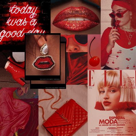 Bezalel Red Mood Board 002 Red Mood Red Mood Board Mood Board Fashion