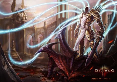 Wallpaper Diablo Diablo 3 Armour Swords Sorcery Monsters Archangel
