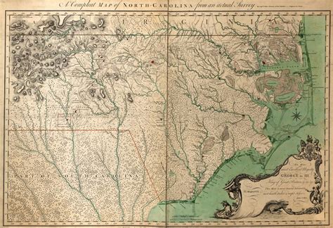 Colonial Map Of North Carolina Palm Beach Map