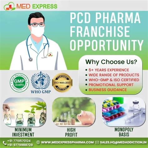 Allopathic Pcd Pharma Franchise In Gwalior Rs Area Medexpress