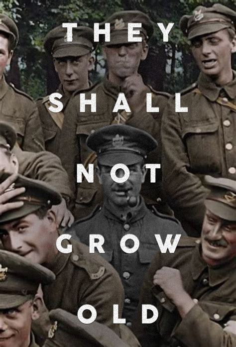 They Shall Not Grow Old 2018 Posters — The Movie Database Tmdb