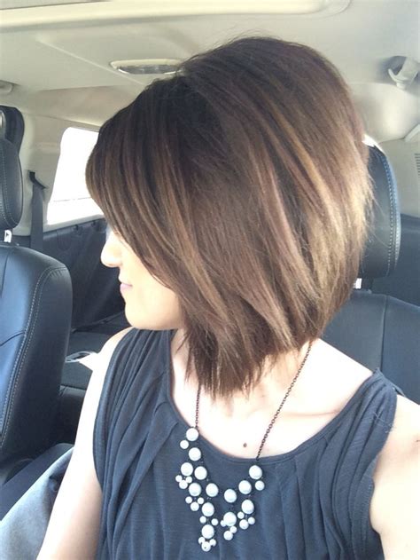 This bob hairstyle is easy to maintain. a57f3777fe400542a2dd913a40b54285.jpg (736×981) | Aline ...