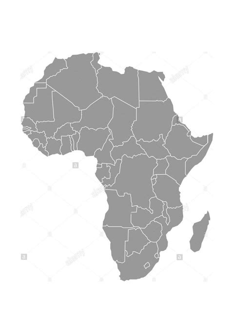 African Image Africa Map World Map Abstract Artwork Diagram Simple