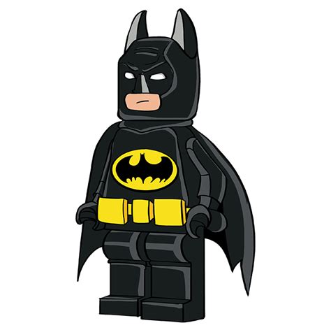 How To Draw Lego Batman Really Easy Drawing Tutorial