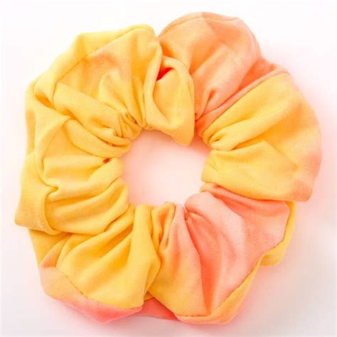 Stay within two shades of your natural hair colour for best results. Medium Sunset Tie Dye Hair Scrunchie | Claire's US