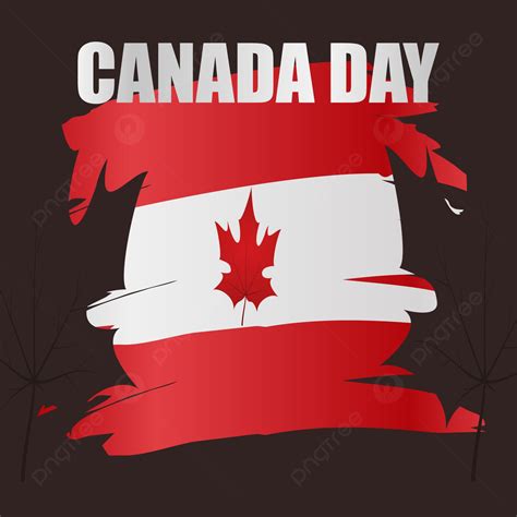 Happy Canada Day Background Design Vector 1 July Canada Flag Picnics