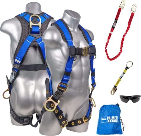 Palmer Safety Fall Protection Safety Harness Kit I Construction Harness