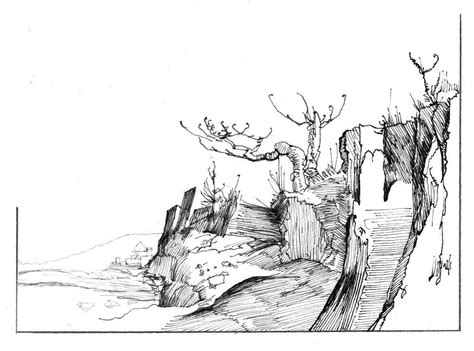 Landscape Line Drawing At Explore Collection Of