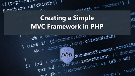 A Most Simple Php Mvc Beginners Tutorial
