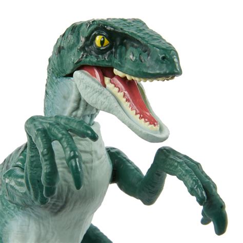 Mattel Jurassic World Βασική Φιγούρα Δεινόσαυρου Με Σπαστά Μέλη Savage Strike Velociraptor