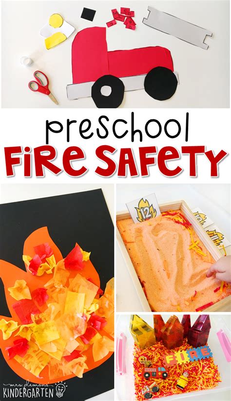 Fire Safety Preschool Printable Books