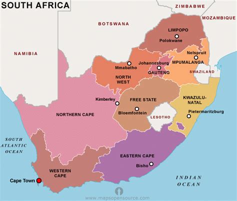 Map Of Post Apartheid South Africa Migration And Mobility Understanding Mobility In.ppm