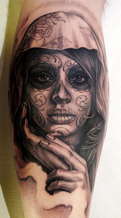 25 Jaw Droppingly Amazing Portrait Tattoos Tattoos Gallery Sugar Skull Tattoos Beautiful Tattoos