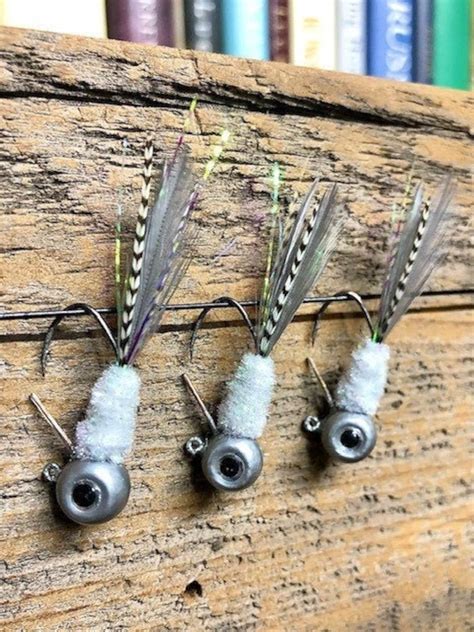 3pk 18oz Weedless Bug Eye Crappie Jigs Multiple Patterns Etsy