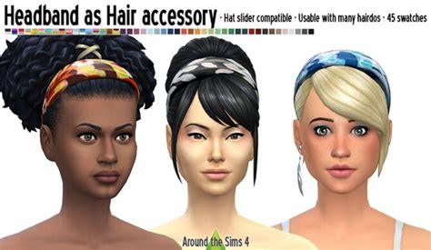 Headband By Sandy At Around The Sims 4 Sims 4 Updates