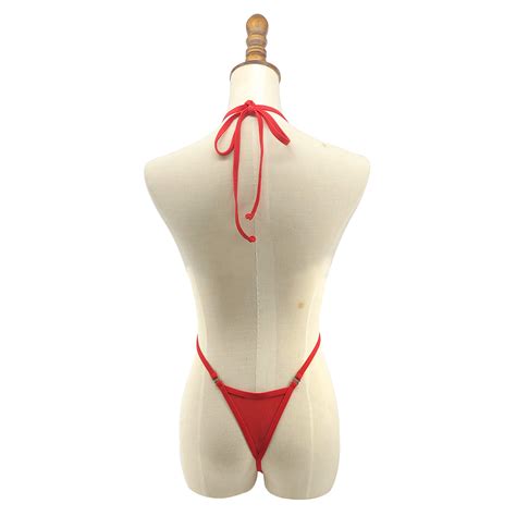 Buy Sherrylo Sheer Sling Monokini Extreme See Through Bodysuit Slingshot Bikini Online At