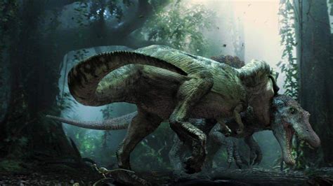 Tyrannosaurus Rex Vs Spinosaurus Jurassic Park Spinosaurus