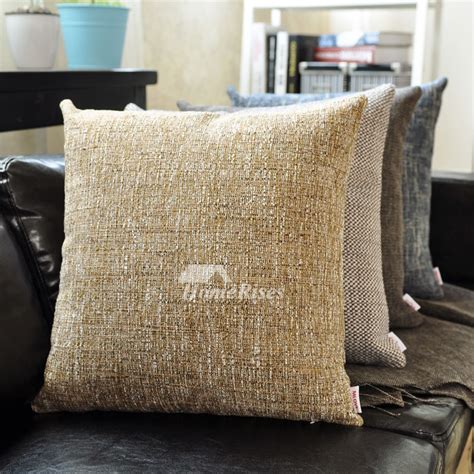 With a modern wide range of products, it is quite difficult to choose a pillow that will perfectly complement your sofa. Decorative Couch Pillows Linen Square Brown/Blue (Pillow ...