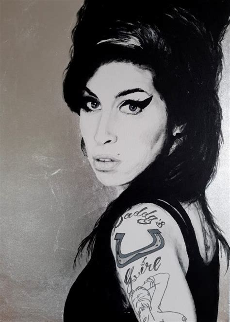 Amy Winehouse Nick Paints Surrey Based Artist