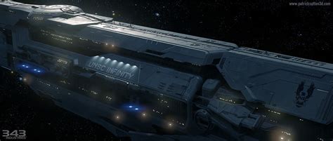 Unsc Infinity By Patrick Sutton Concept Ships Halo Ships Sci Fi Ship
