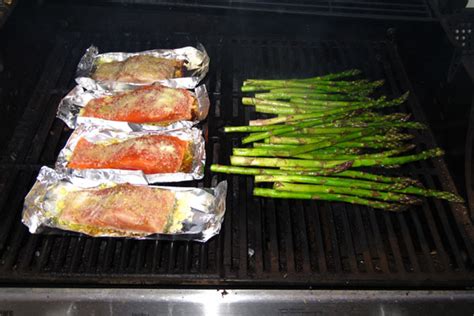 Postcard From Alaska Grilled Salmon And Asparagus A