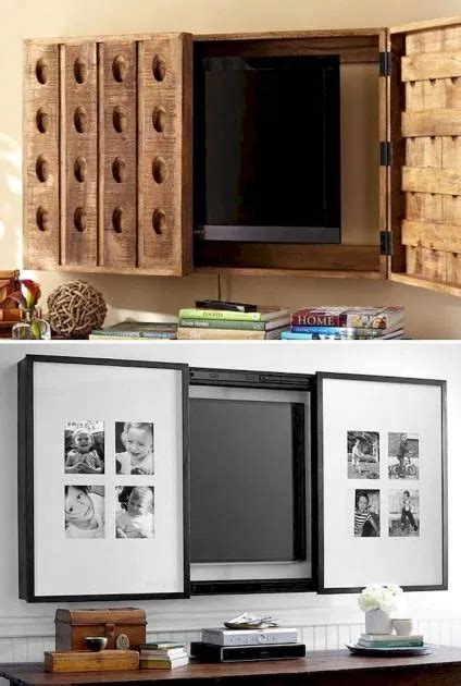 8 Ways How To Hide Your Tv Tv Wall Cabinets Tv In Bedroom Wall