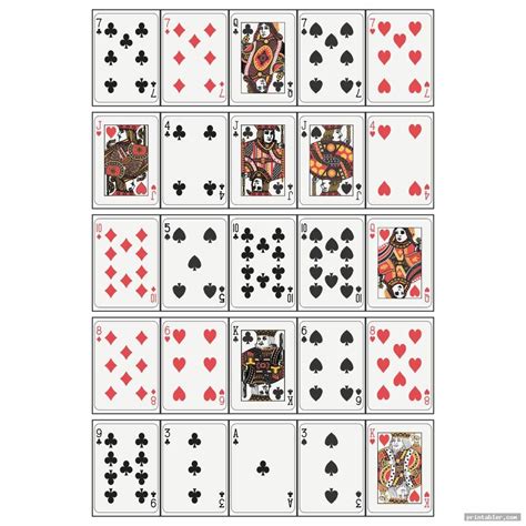Printable Pokeno Game Boards Image Free