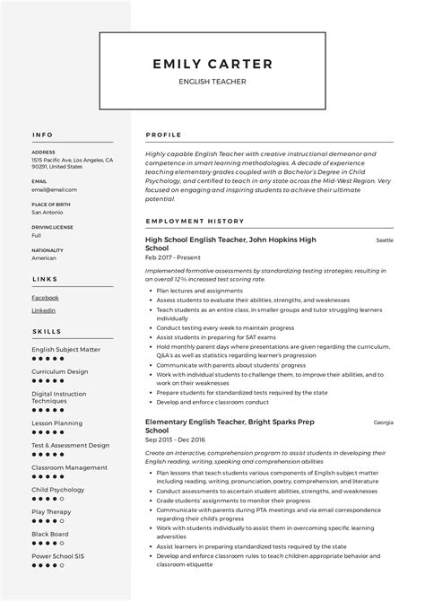 Resume Templates 2019 Pdf And Word Free Downloads Guides