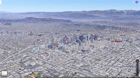 Los Angeles Map And Los Angeles Satellite Image