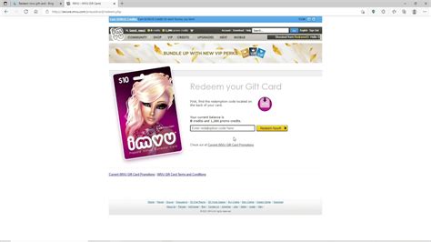 How To Redeem IMVU Gift Card Online Using IMVU Gift Cards YouTube