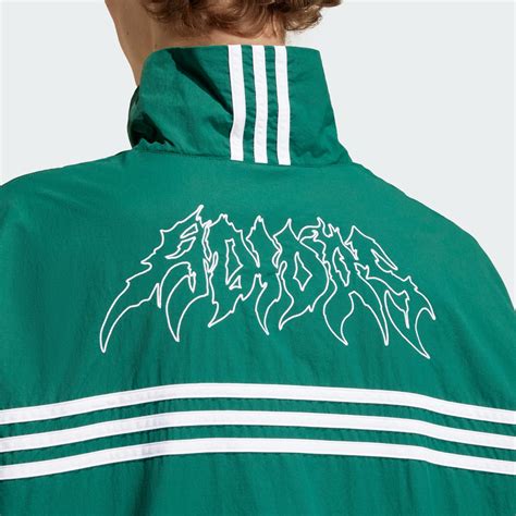 Men's Clothing - Flames Jacket - Green | adidas Egypt