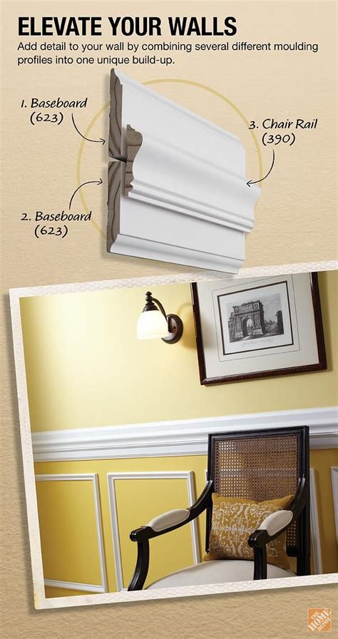 If you want to make the bathroom looks more modern, choose wider and minimalist chair rail molding ideas. - Home Improvement Blog - The Apron by The Home Depot ...