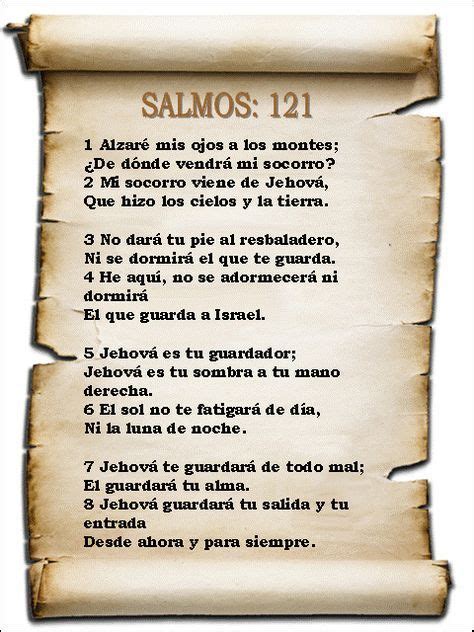 Salmos 91 Printable Psalm 91 In Spanish Bible