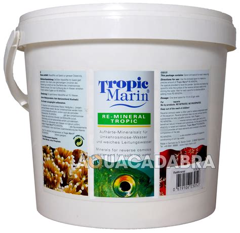 Fish tanks come in all shapes and sizes — they can even be made from different materials. TMC TROPIC MARIN RE-MINERAL MARINE/TROPICAL 200g/5kg ...