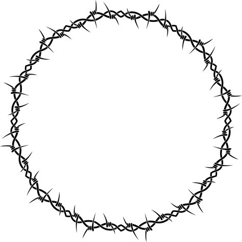 Barbed Wire Vector Png Free Logo Image