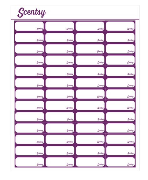 Create your own gift labels with this geometric template. Scentsy Voltage PYO Labels Template | Scentsy, Business ...