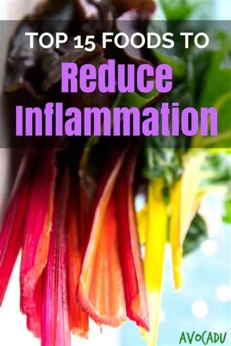 Top 15 Foods To Reduce Inflammation Healthy Diet Tips Reduce