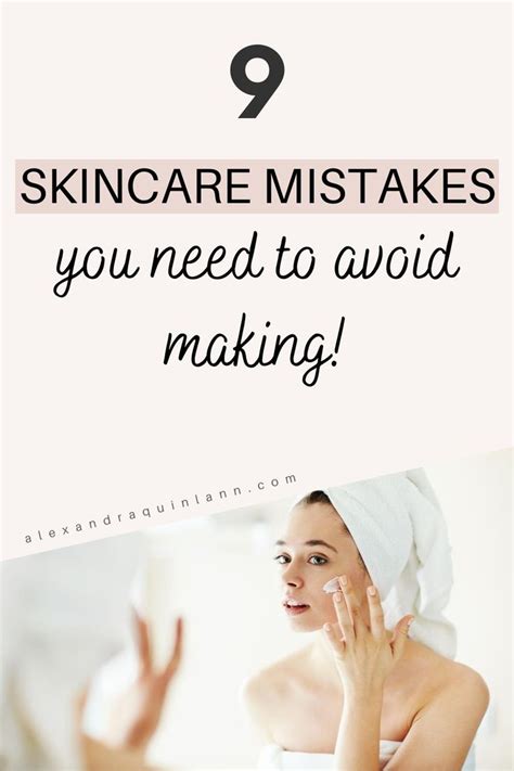 9 Skincare Mistakes You Need To Avoid Skincare Tips Skin Care