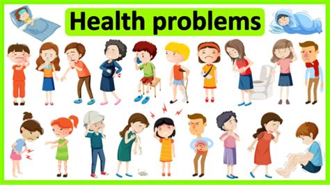 health problems in english 🤕 🤒 improve vocabulary and pronunciation youtube