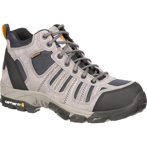 Men's Gray/Blue CT Waterproof lightweight Work Hiker Boots