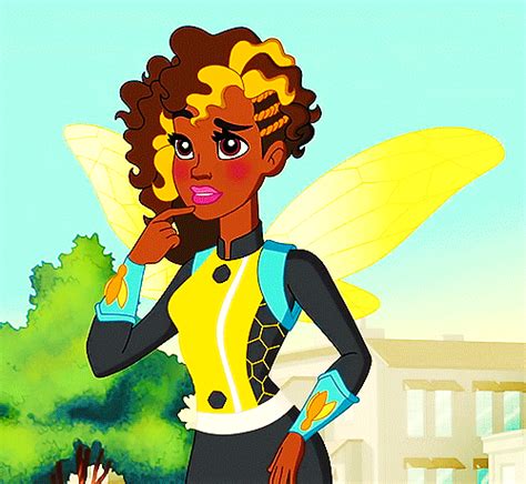 blacks in animation bumblebee karen beecher from dc superhero girls