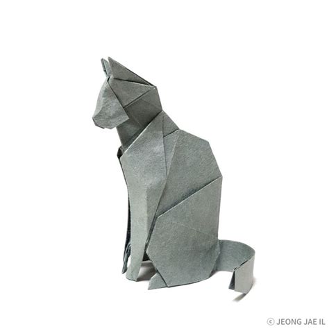 This Is An Absolutely Beautiful Origami Cat It S Designed And Folded
