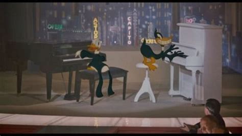 Donald Duck And Daffy Duck Play Dueling Pianos In Who Framed Roger