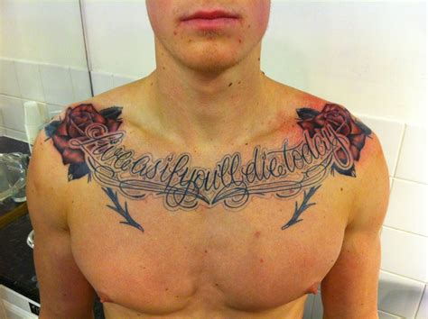 4 flowers and playing cards. rose chest tattoos for men | TattooS | Tattoos, Rose chest ...