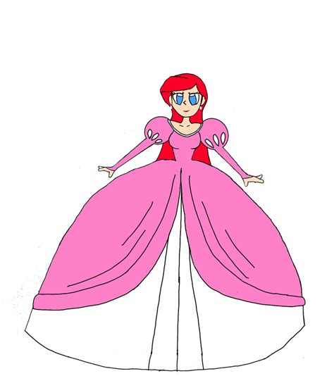 Ariel Pink Dress By Puffybridalprincess On Deviantart