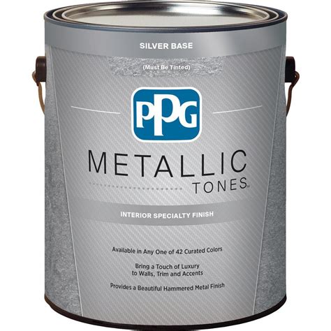 Ppg 1 Gal Silver Metallic Interior Specialty Finish Ppg4000 01 The
