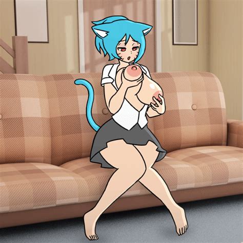 Rule 34 1girls Animated Areolae Big Breasts Blue Hair Breasts Female