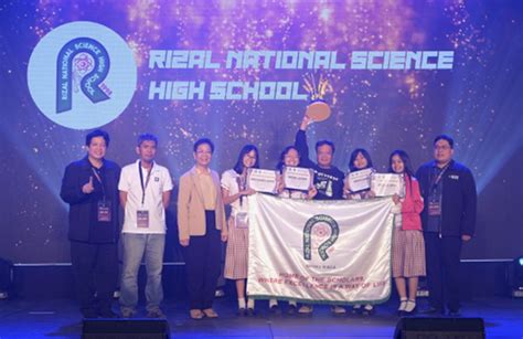 Rizal National Science Hs Tops First All Female Robotics Contest