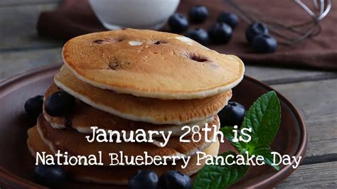National Blueberry Pancake Day 2017 Youtube